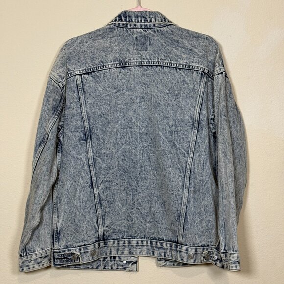 Wild fable Denim Jacket blue jean jacket Med Wash Sz S WOMEN USA - Picture 5 of 5
